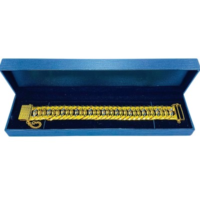 Rantai Tangan Lipan Emas dan Chrome 916/22K