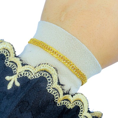 Rantai Tangan Lipan Emas dan Chrome 916/22K