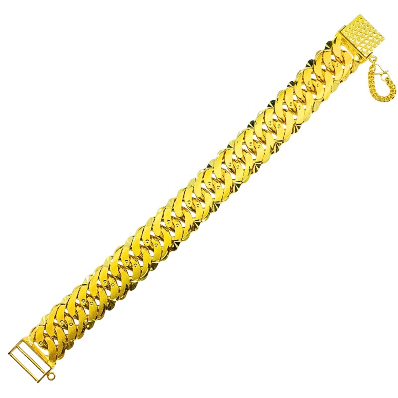 Rantai Tangan Putera Puteri Kait 2 Emas 916/22K