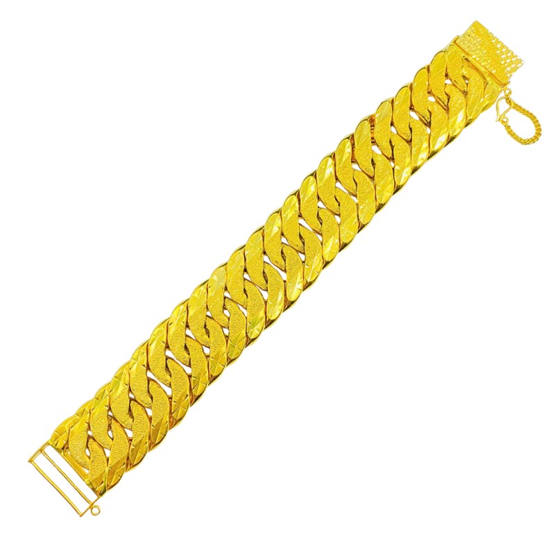 Rantai Tangan Lipan Kait 2 Emas 916/22K