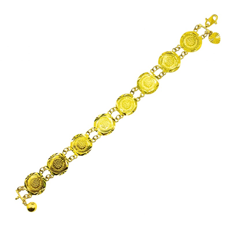 Rantai Tangan Dinar Emas 916/22K