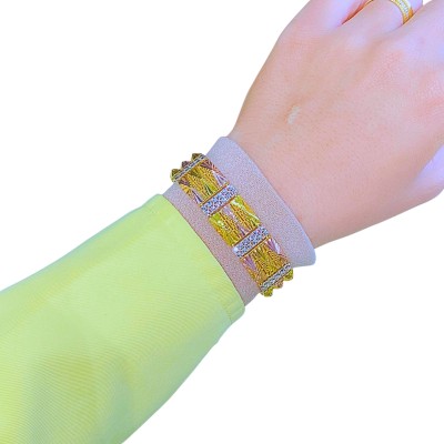Rantai Tangan Dubai Emas, Chrome dan Rose Gold 916/22K
