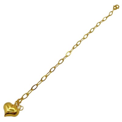 Rantai Tangan Paperclip Love Emas 916/22K