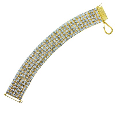 Rantai Tangan Diamond Cut Emas dan Chrome 916/22K Rantai Tangan Diamond Cut Emas dan Chrome 916/22K
