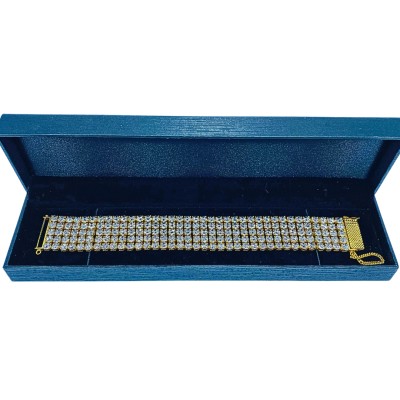 Rantai Tangan Diamond Cut Emas dan Chrome 916/22K Rantai Tangan Diamond Cut Emas dan Chrome 916/22K