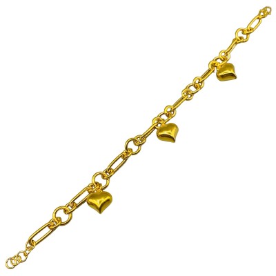 PAPERCLIP LOVE LICIN GANTUNG gold