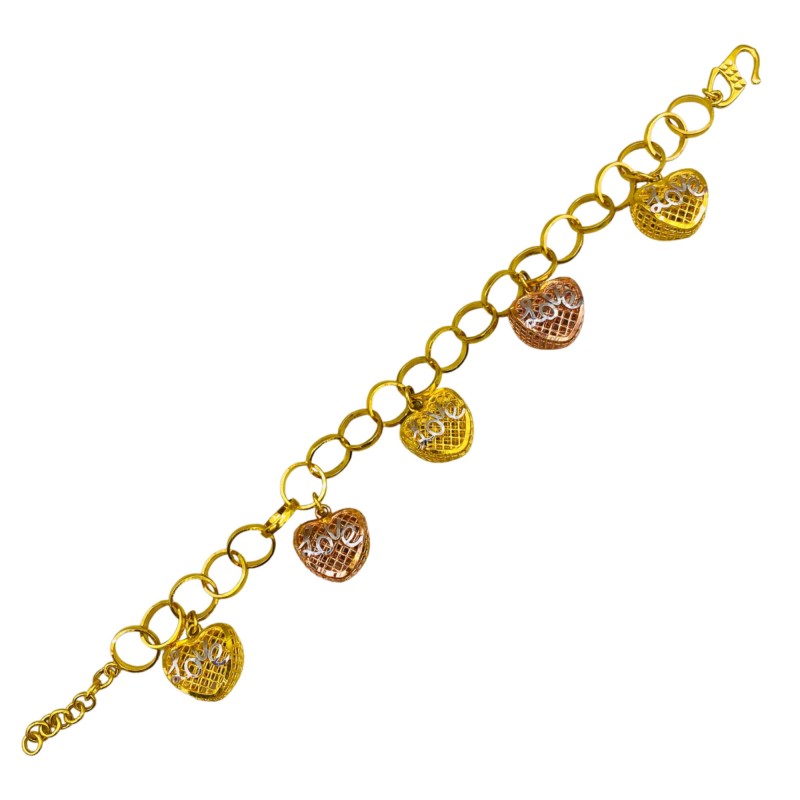 CANDY LOVE GANTUNG ROSEGOLD bracelet