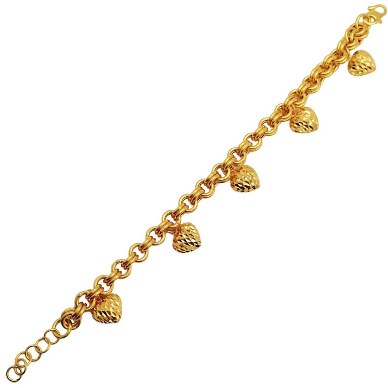 CANDY DOUBLE LOVE GANTUNG gold