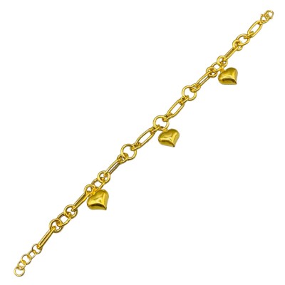 PAPERCLIP LOVE GANTUNG gold